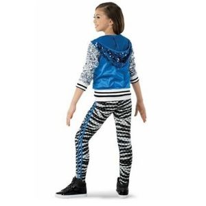 Weissman Girls Blue Sequin Costume